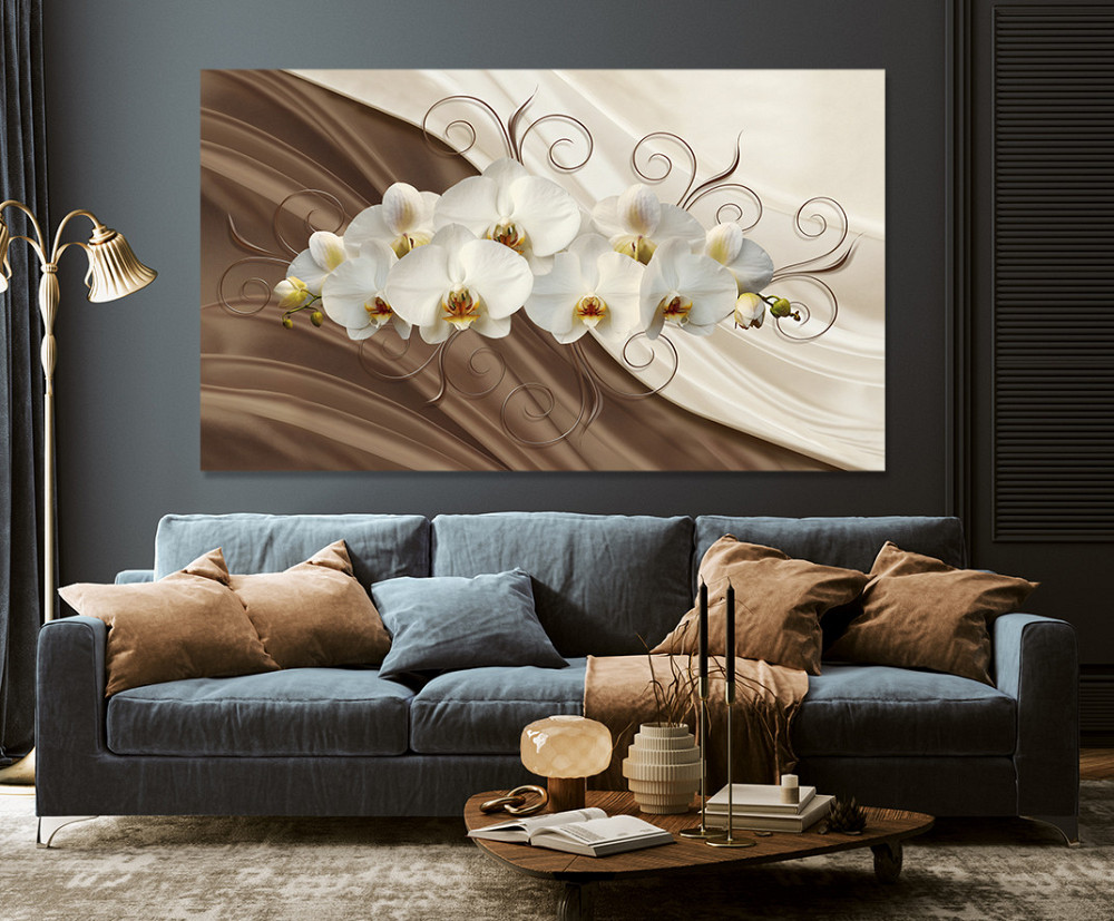 Картина холст в гостиную / спальню  Орхідея     MLP_51 90х180см Киев - изображение 3