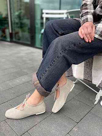 SEE SEVEN Балетки жіночі SEE SEVEN 1770 св.бежевий (весна-осінь, замша натуральна) (5929) Коломия