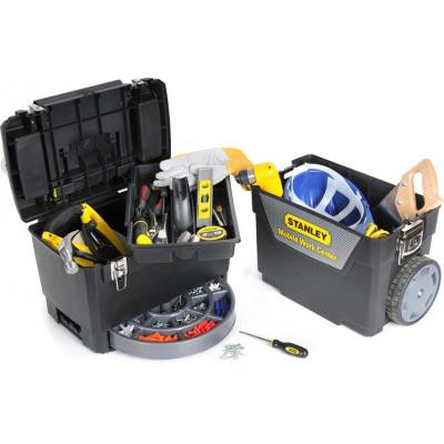 Ящик для інструментів Stanley Mobile Work Center 2 in 1 с колесами (47x30x63) (1-93-968) Вінниця - фото 4