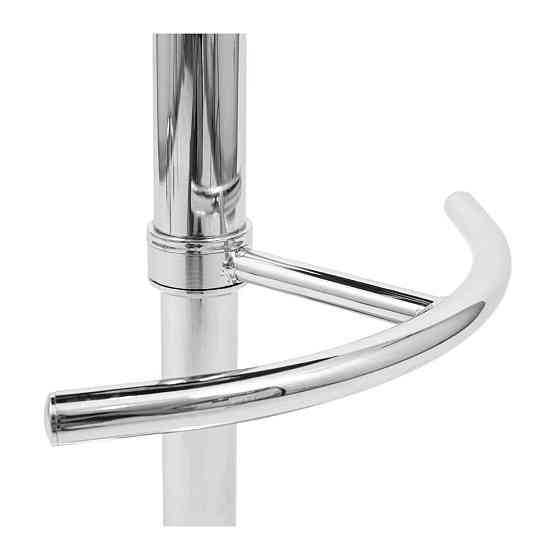 Стілець крісло барний м'який SplitDesign U Jasmine 24 Piastra Хром LT Бежевий Київ