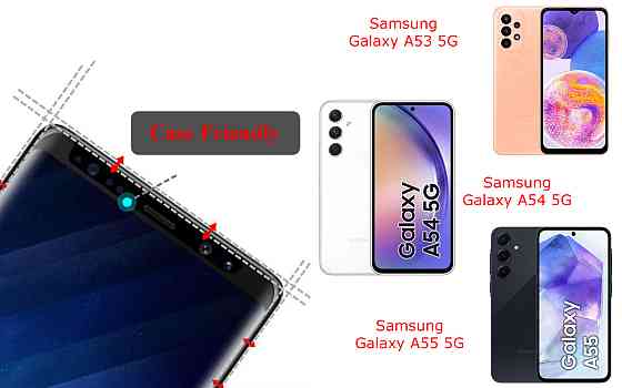 Захисне скло HyperGlass Pro для Samsung Galaxy A53 5G, Galaxy A54 5G, Galaxy A55 5G – максимальна чутливість та захист Київ