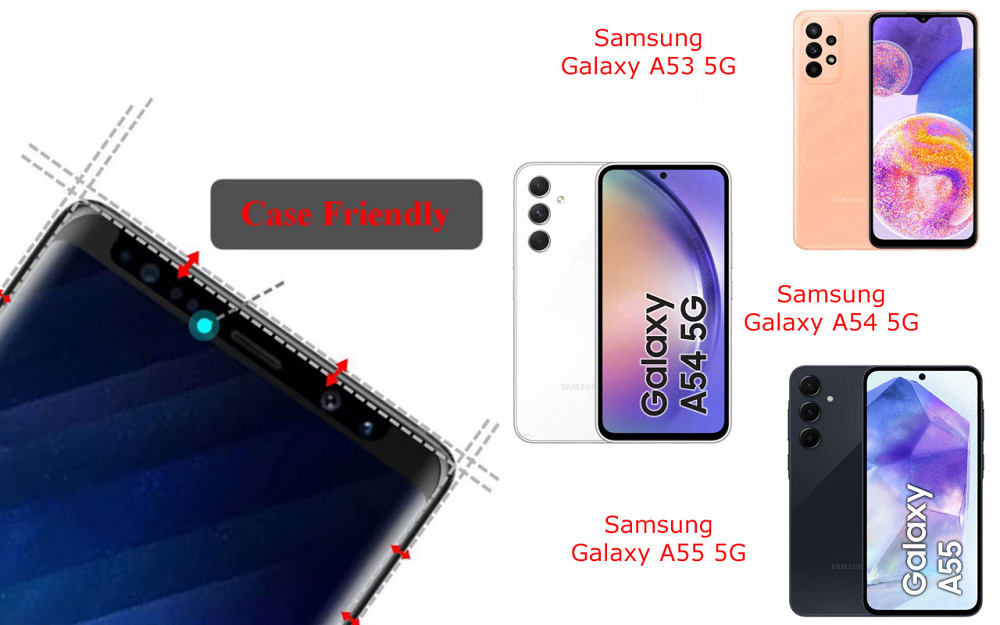 Захисне скло HyperGlass Pro для Samsung Galaxy A53 5G, Galaxy A54 5G, Galaxy A55 5G – максимальна чутливість та захист Київ - фото 4