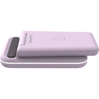 Зарядний пристрій Canyon WS-304 Foldable 3in1 Wireless charger Iced Pink (CNS-WCS304IP) Вінниця - фото 5