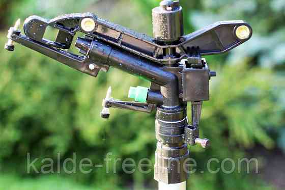 Дощувач Presto-PS зрошувач імпульсний для городу на 2 форсунки з різьбленням 1 дюйм (6015) Харьков