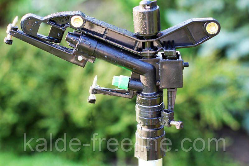 Дощувач Presto-PS зрошувач імпульсний для городу на 2 форсунки з різьбленням 1 дюйм (6015) Харьков - изображение 5