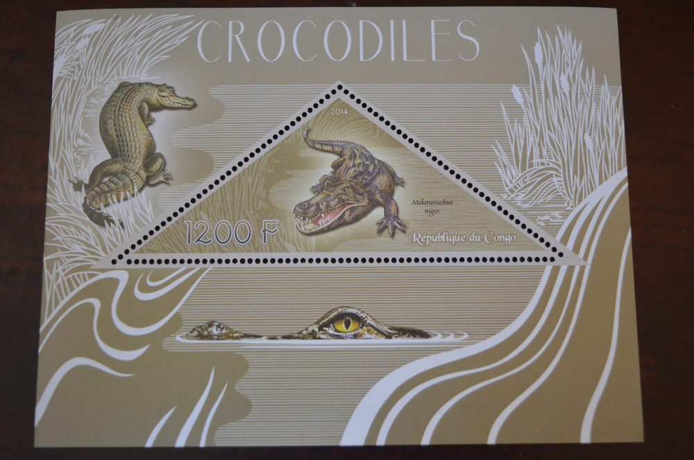 Конго. Фауна. Личности. Блок. 2014 р. (А-34) Полтава - фото 1
