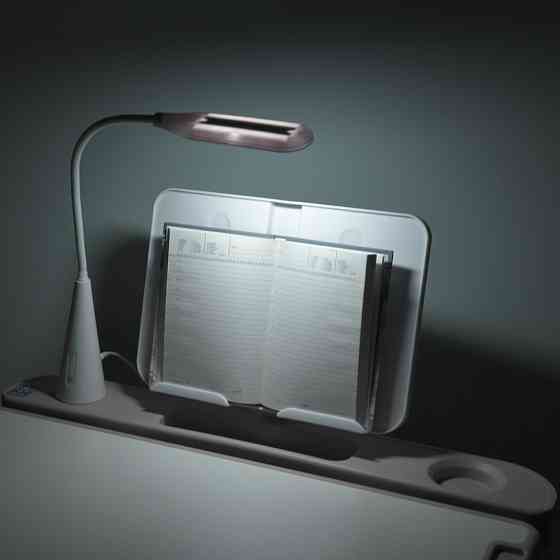 Парта M 5068-11 подставка для книги, лампа, серый Винница