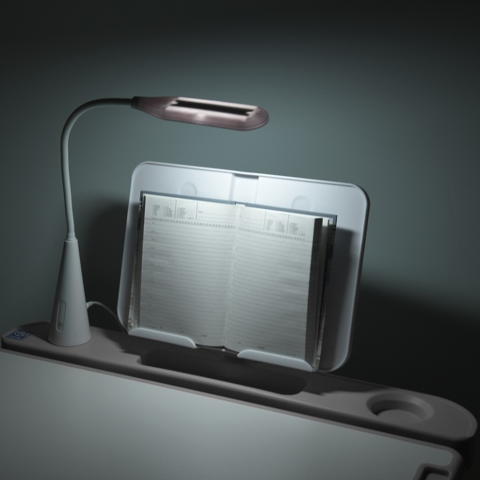 Парта M 5068-11 подставка для книги, лампа, серый Винница - изображение 6