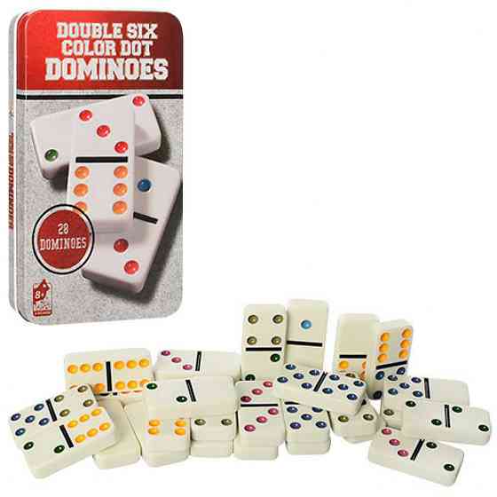 Настольная игра домино 501070 в металлической коробочке Винница