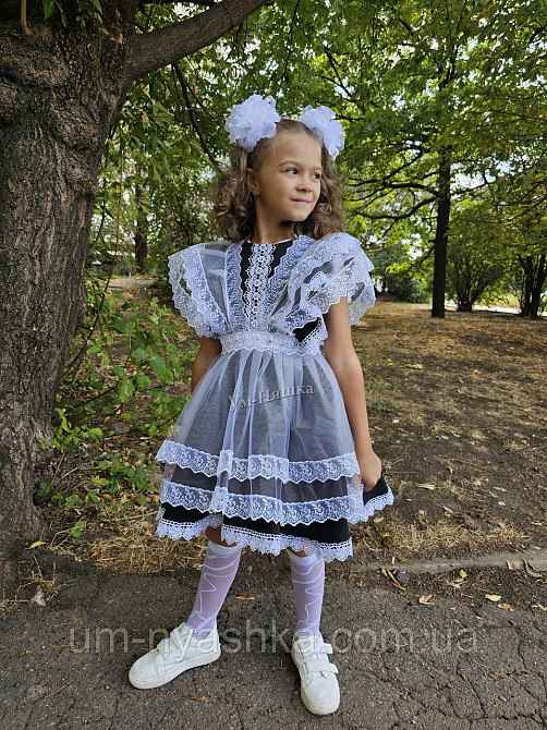 Красивое школьное платье с кружевом 116-140 Кривой Рог - изображение 8