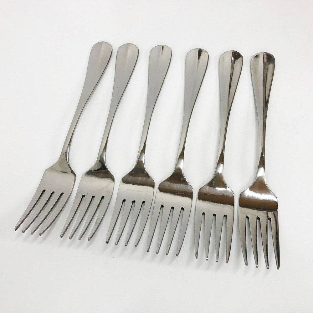 Набір десертних виделок Con Brio CB-3709 18 см 6 шт AI-62 Івано-Франківськ - фото 4