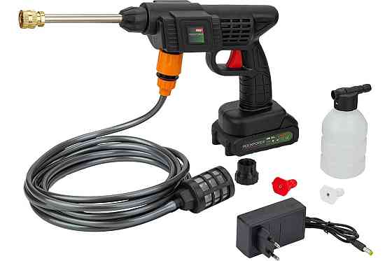 Мийка високого тиску акумуляторна 20В, 2.8л/мин, 15 бар Rockforce RF-PG001 Одеса