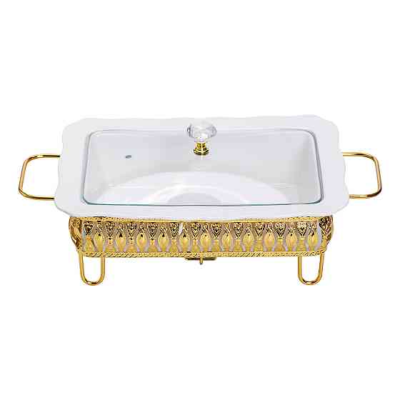 Фарфоровий настільний мармит 36×21 см на підставці Київ