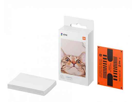 Фотобумага для принтера Xiaomi Mi Portable Photo Printer 5x7.6 см 20 шт фото бумага TEJ4019GL XMBXZ01HT Одесса