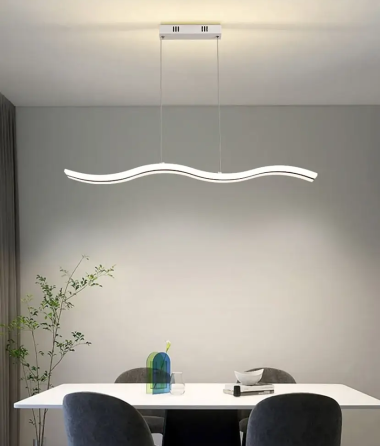 Светодиодная люстра Волна PJ810 100х10см (Белая) Винница