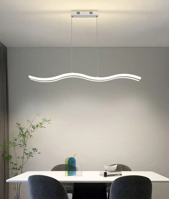 Светодиодная люстра Волна PJ810 100х10см (Белая) Винница - изображение 4