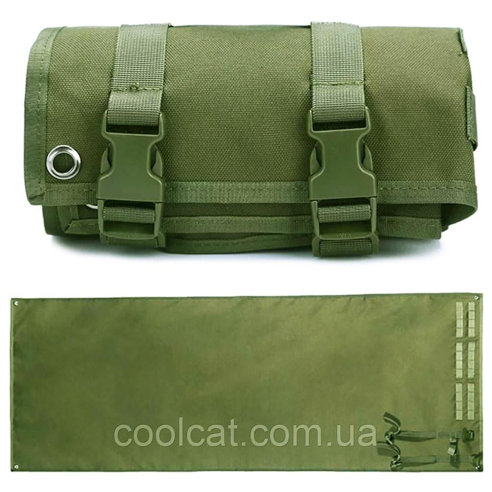 Тактичний килимок для стрільби 200х70 см Хаки SBR Київ - фото 1