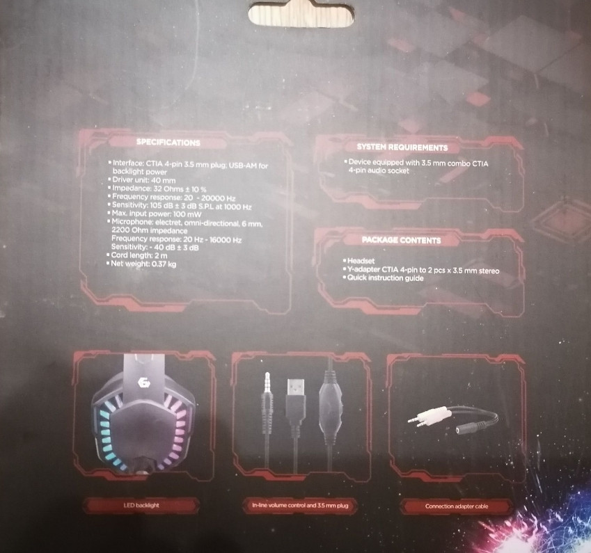 Игровая гарнитура с регулировкой положения микрофона. Киев - изображение 1