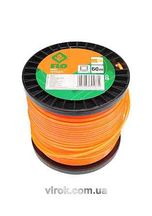 Жилка для тримера квадрат із серцевиною на котушці FLO 3 мм х 60 м [10] Одеса