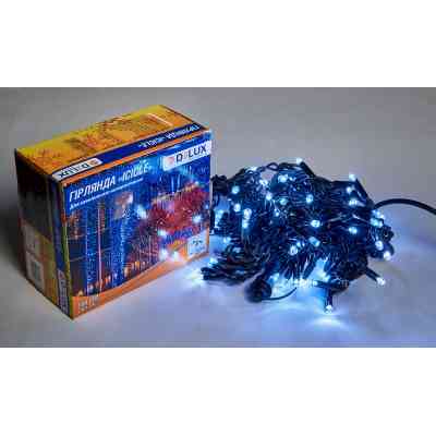 Гірлянда Delux ICICLE flash 108LED 2 х 1 м білий / чорний IP44 EN (90012940) Вінниця