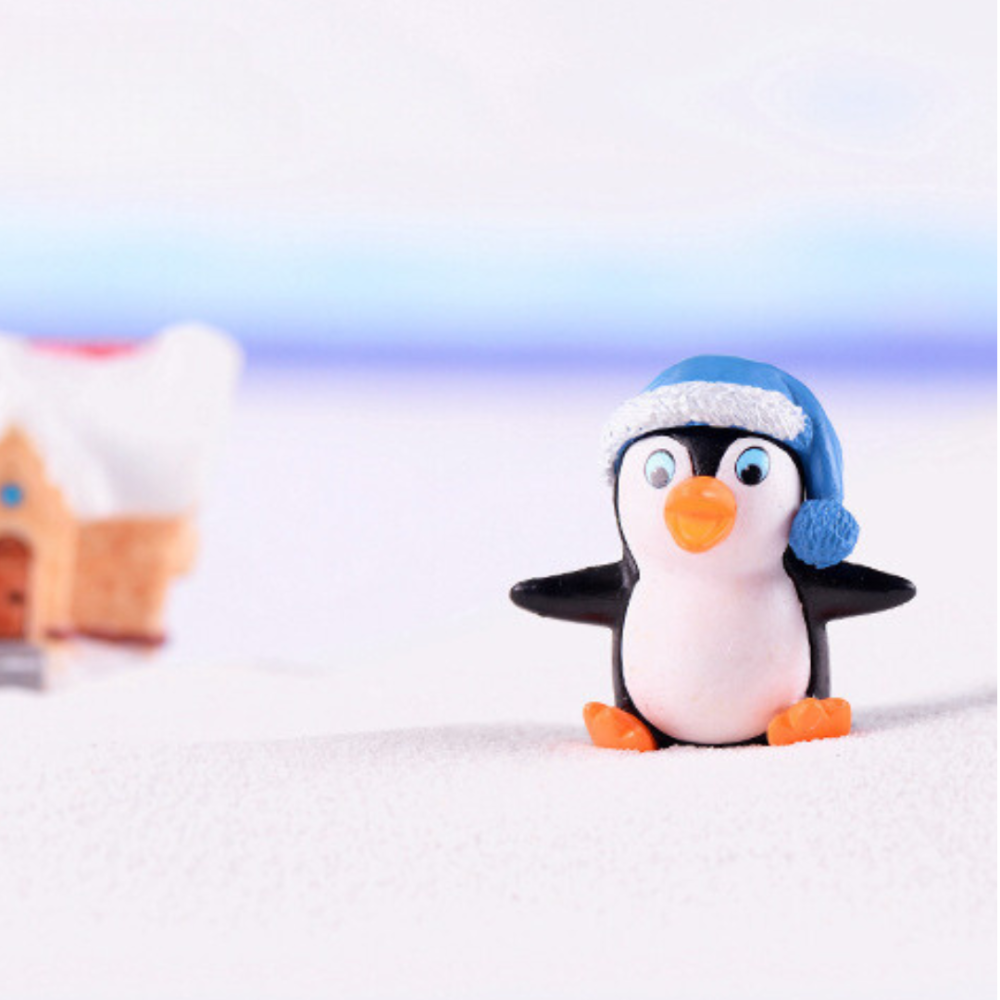 Миниатюрные фигурки Пингвины для декора, флорариума,  хендмейда, микроландшафта и творчества. Набір Одесса - изображение 6