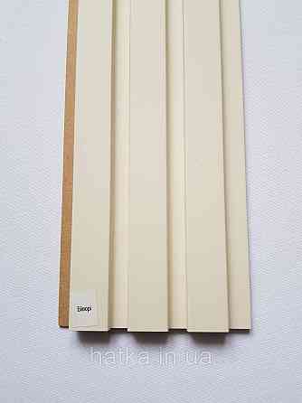 Стеновая реечная панель МДФ 117х12х2800 мм Эйвори СП12117-14 Киев