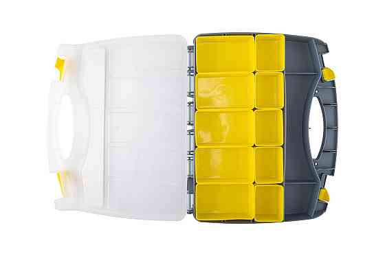 MASTERTOOL Органайзер двосторонній MASTERTOOL з ручкою 15" 370х300х80 мм 15 секцій/10 лотків 79 Коломия