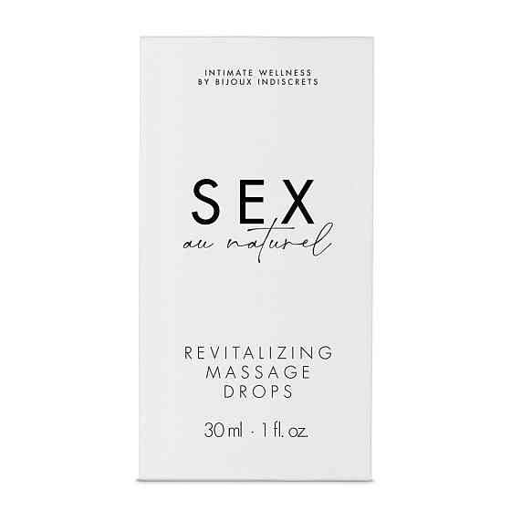 Восстанавливающие капли для массажа Bijoux Indiscrets Sex au Naturel — Revitalizing Massage Drops Sex Aura Киев