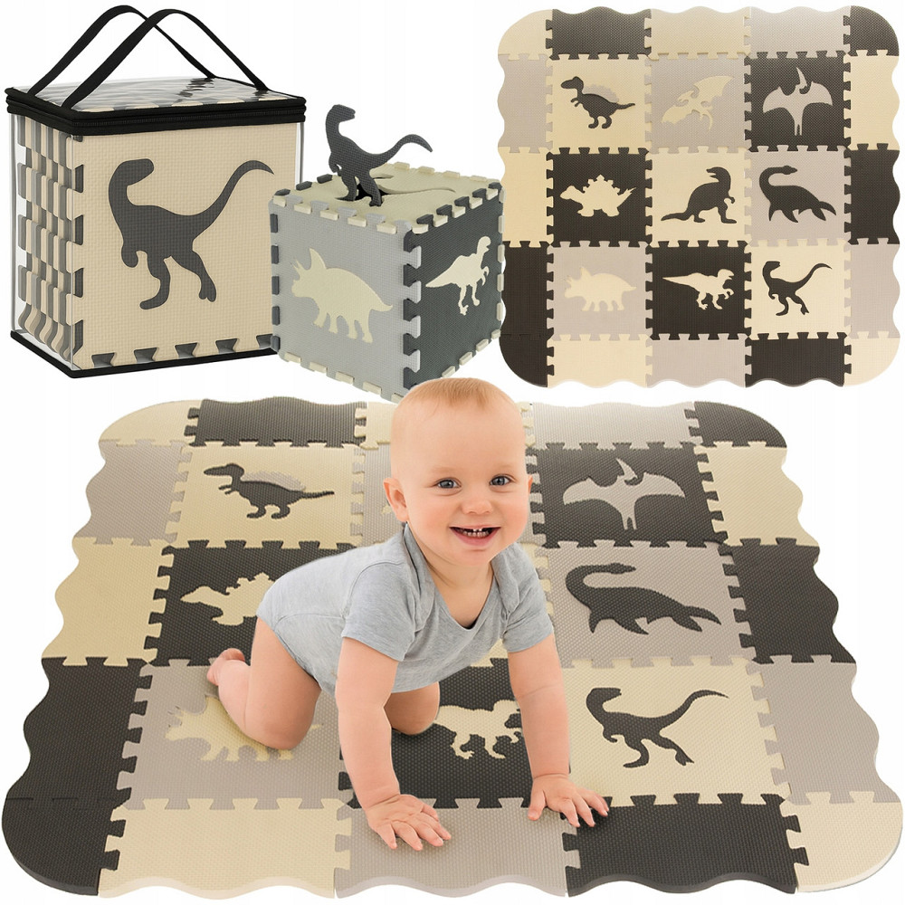 Детский мягкий коврик - пазл игровой обучающий 106х106 см 35 элементов Kruzzel (25785) Нововолынск - изображение 1