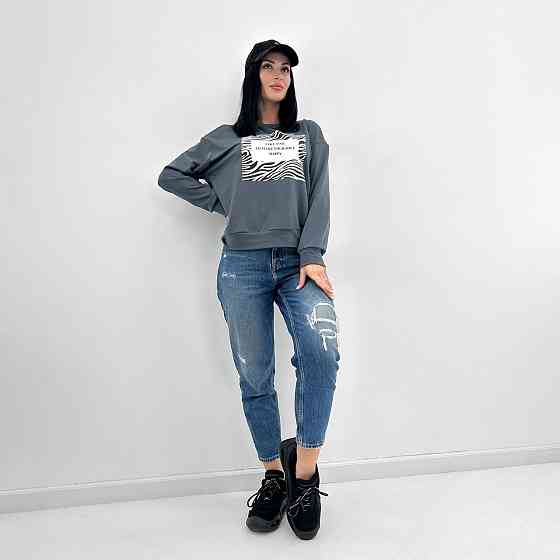 Женский свитшот с анималистичным принтом Wild Киев