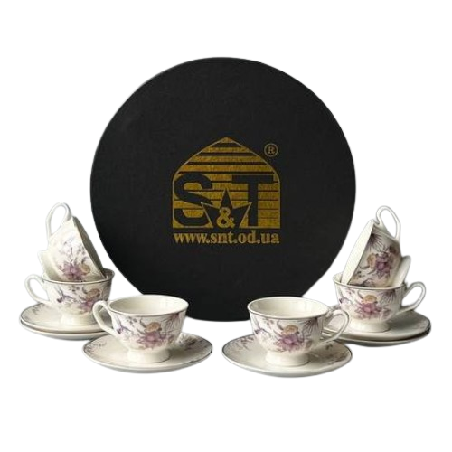 Сервіз кавовий Саргас 12 предметів (ч.80мл + блюдце) 1451-00 S&T Житомир - фото 1