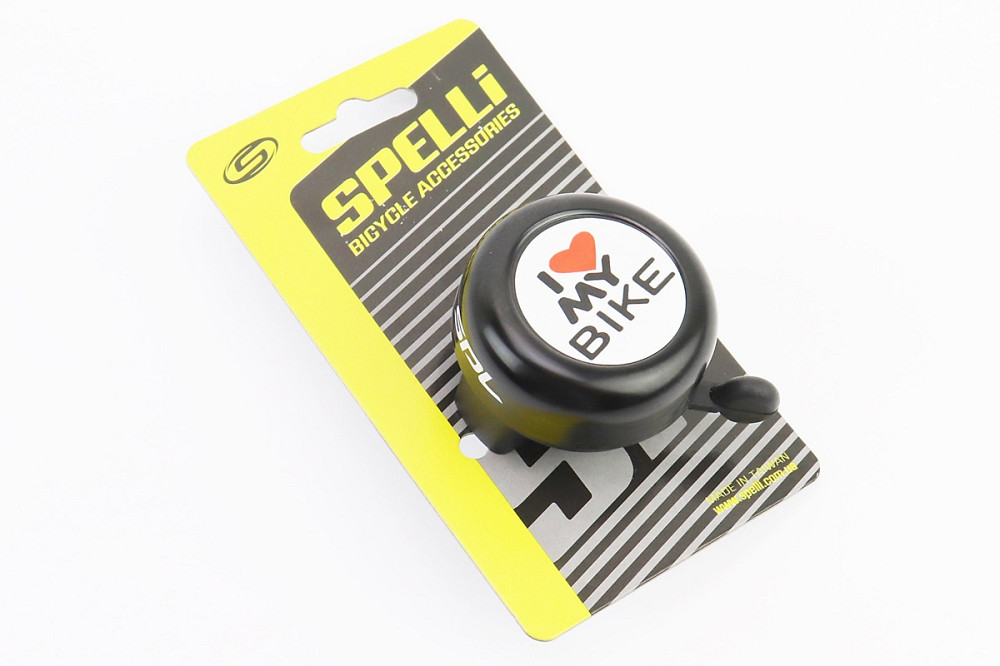 Дзвінок механічний "I love my Bike", чорний SBL-610 Київ - фото 1