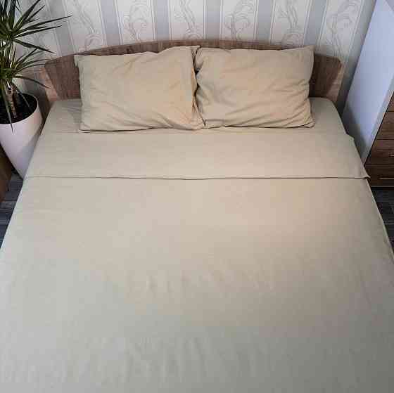 Підковдра 200x220 Поплін GM Textile 120 г/м2 Бавовна (Світло-коричневий) Суми