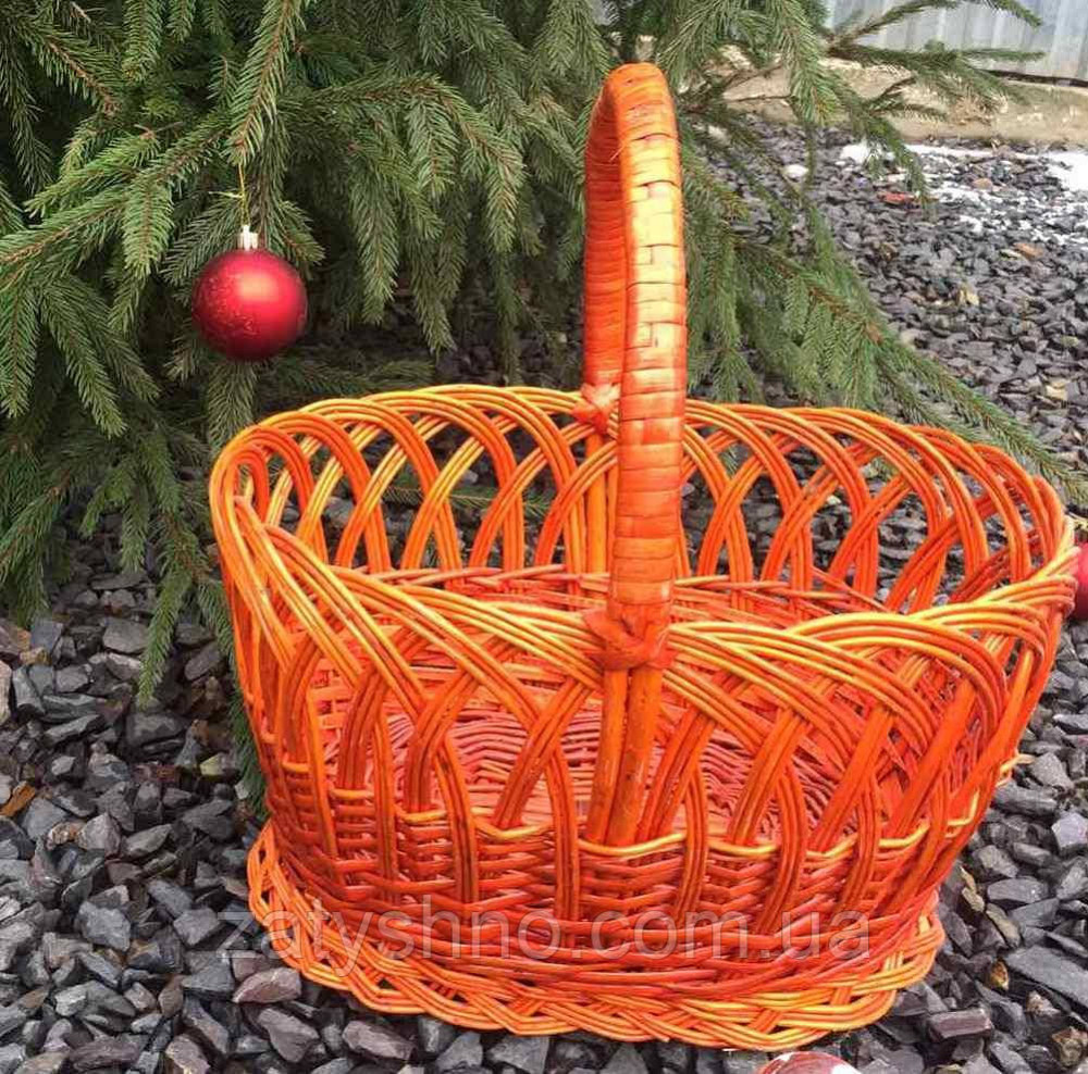 Кошик плетений коричневий | Київ - фото 2