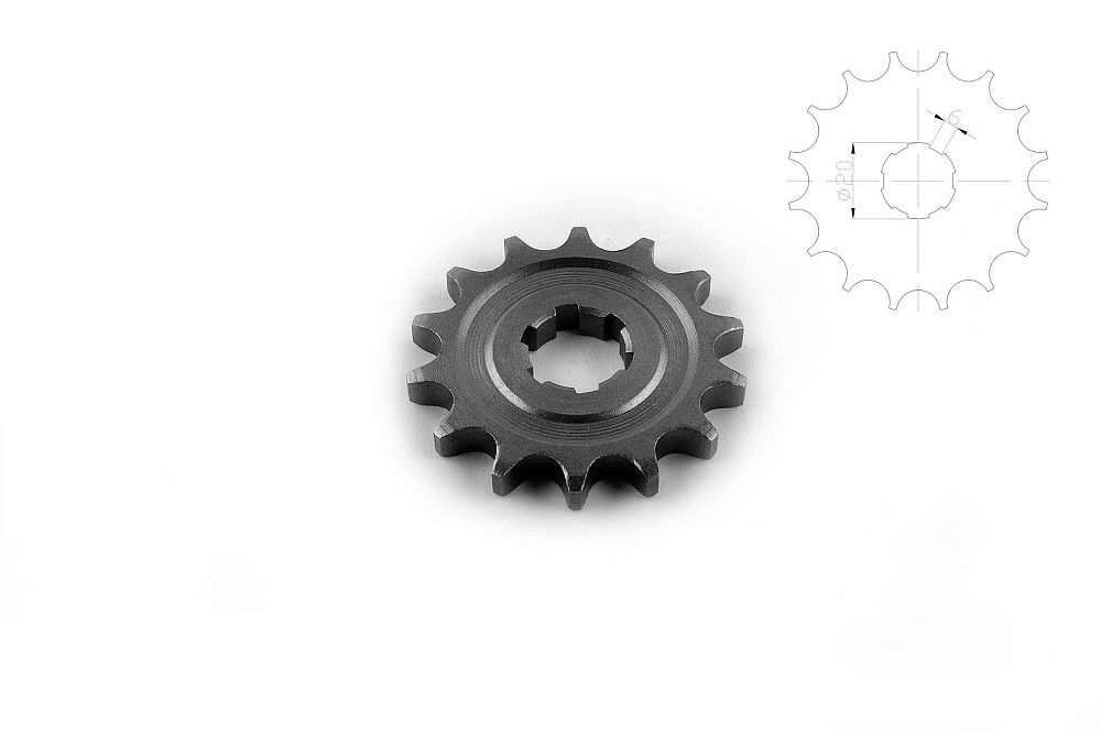 Зірка трансмісії (передня) МІНСЬК 428-14T JING (mod.A) Киев - изображение 1