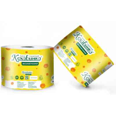 Туалетний папір Кохавинка Веселий розмір 1 шар 1 рулон (4820032450309) Вінниця