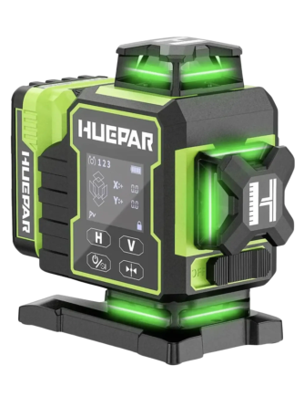 Лазерний рівень нівелір Huepar W04CG Premium 4D відкалібрований 16 ліній (без приймача) Київ