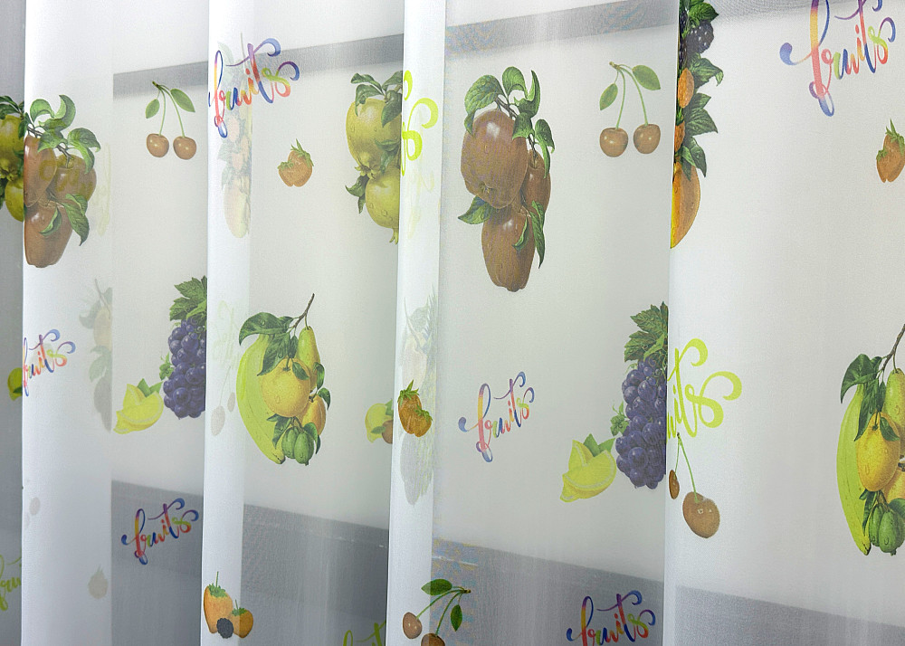 Кухонная арка VR-Textil № 1754т шифон разноцветный 300х170 см (53-0057) Киев - изображение 4