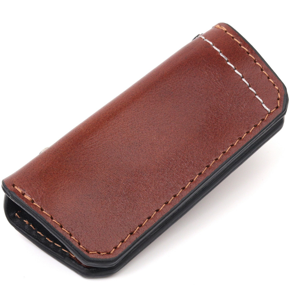 Зручна шкіряна ключниця Grande Pelle 11392 Коричневий Київ - фото 1