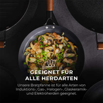 Набір сковорідок MasterPro Odin, 20/24 см чавун (BGKIT-0083) Вінниця - фото 6