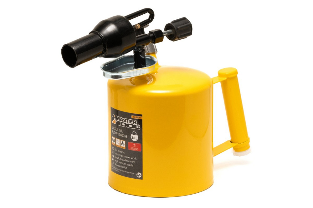 MASTERTOOL Лампа паяльна бензинова MASTERTOOL 2.0 л 1100°С 32 мм 1200 г/год 0.25 МПа 44-5220 Киев - изображение 7