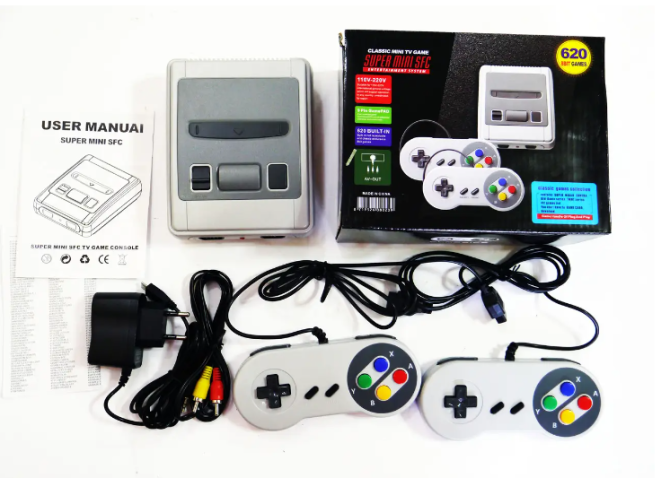 Ігра MINI GAME Super Mini SFC 620 вбудованих ігор з двома джойстиками, модель 7307 Київ - фото 5