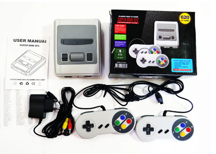 Ігра MINI GAME Super Mini SFC 620 вбудованих ігор з двома джойстиками, модель 7307 Одеса - фото 5