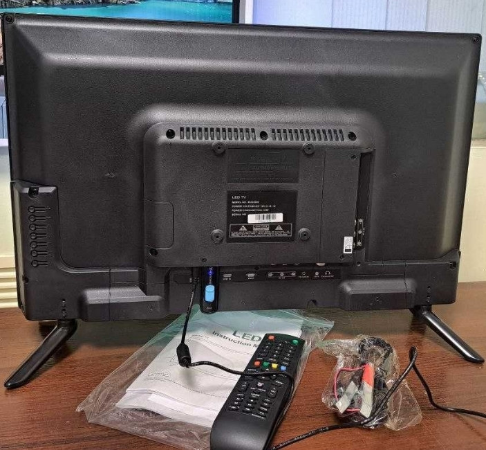 Телевизор SlimTV24 дюйма T2 FULLHD 12/220v USB/HDMI LED IPS Киев - изображение 5