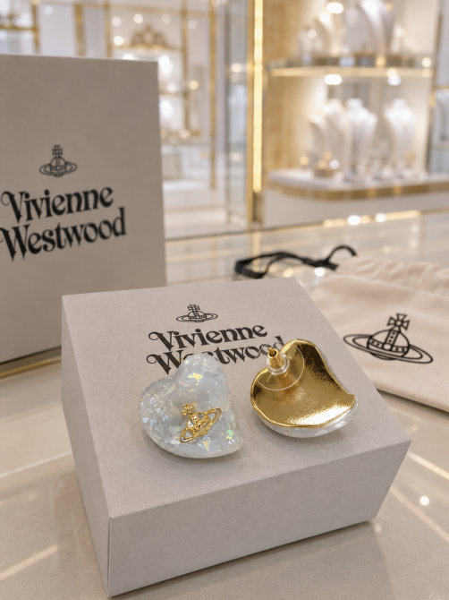 Брендові сережки Vivienne Westwood у позолоті Одеса - фото 8