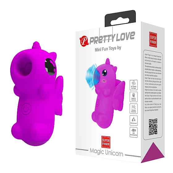 Насадка на палець - Pretty Love Magic Unicorn Stimulator Purple Sex Aura Київ