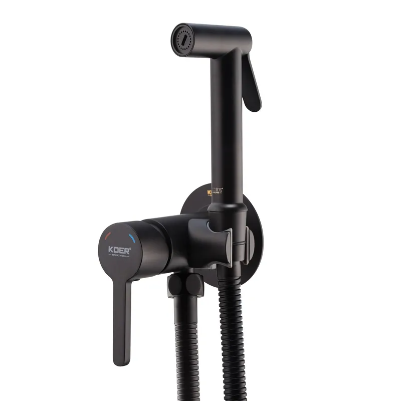 Змішувач для гігієнічного душа Koer KB-23029-05 чорного кольору KR5493 Харків - фото 1