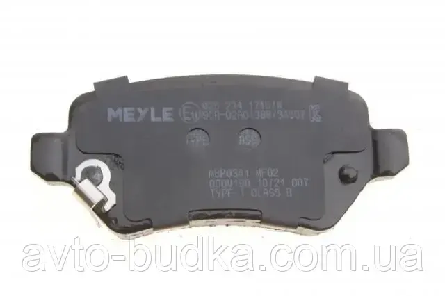 Гальмівні колодки задні на Opel Astra G Meyle 0252341715/W Новий Розділ - фото 4