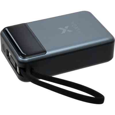 Батарея універсальна Vinga 20000 mAh 65W Display USB-C Cable Grey (VPBB2065C) Вінниця