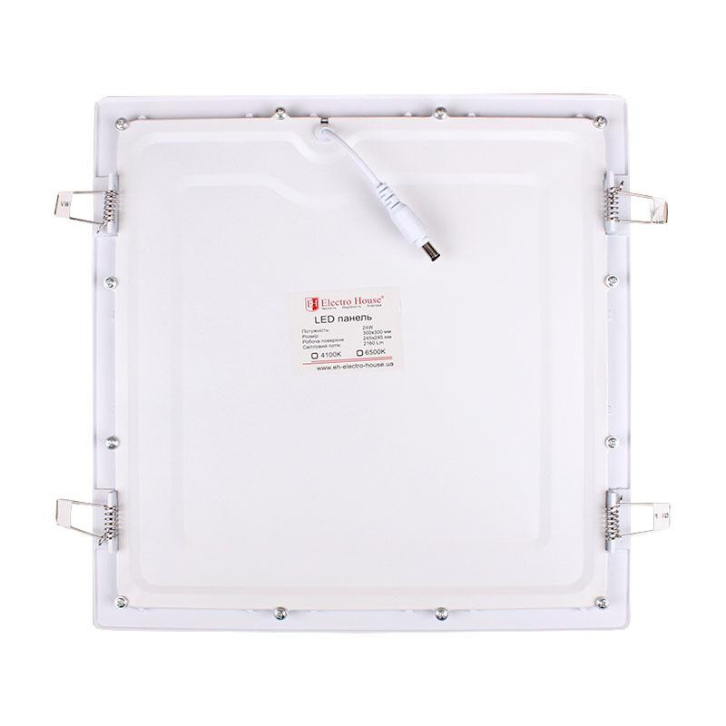 Потолочный светодиодный светильник встраиваемый квадратный 24 Вт 4100К Киев - изображение 2